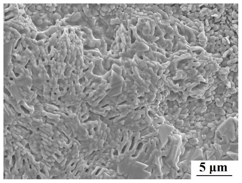 Method for preparing (Mn, Co) 3O4-Li2O coating through liquid phase sintering and application