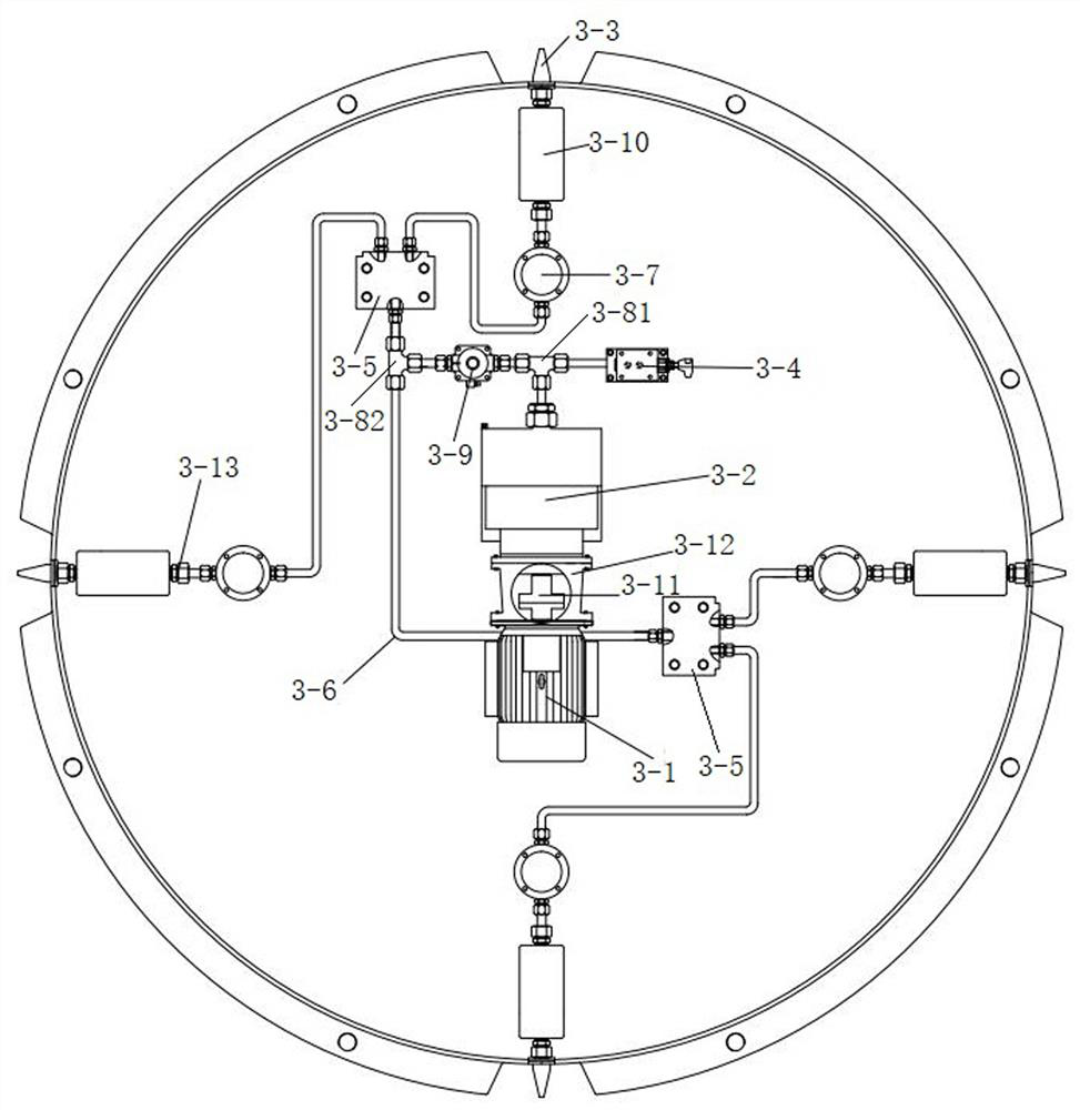 Water jet propulsion type underwater spherical heavy-load robot