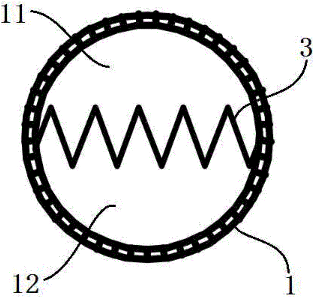 Air duct with total heat exchanging function