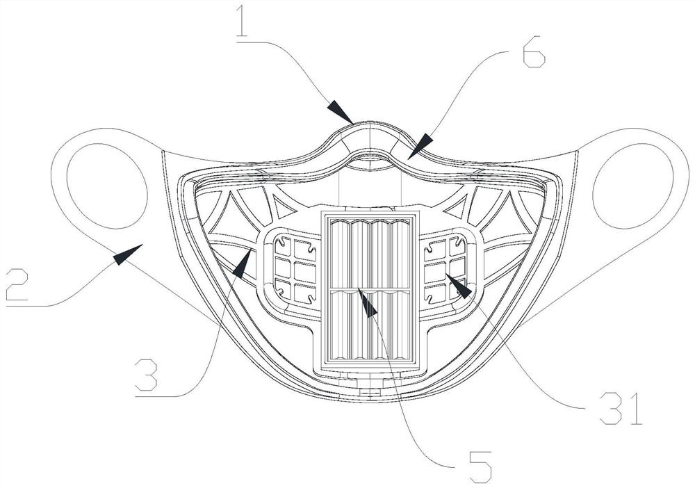 High-breathability mask with adjustable protection effect