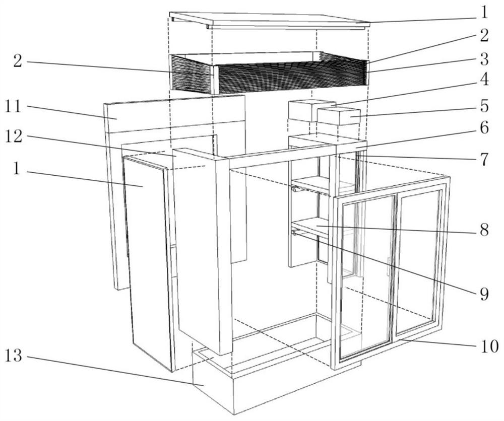 A photovoltaic agricultural building integrated bay window