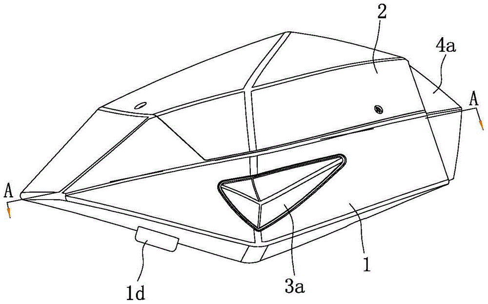 Motorcycle integrated rear tail box installation structure