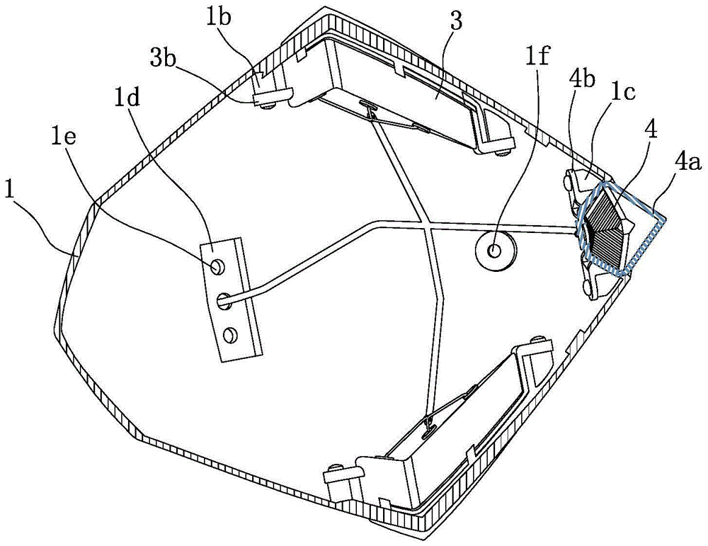 Motorcycle integrated rear tail box installation structure