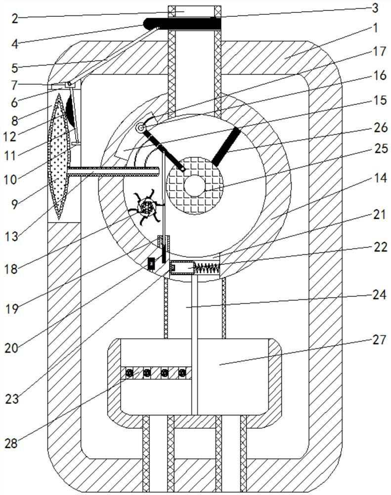 Device for classifying and purifying domestic sewage