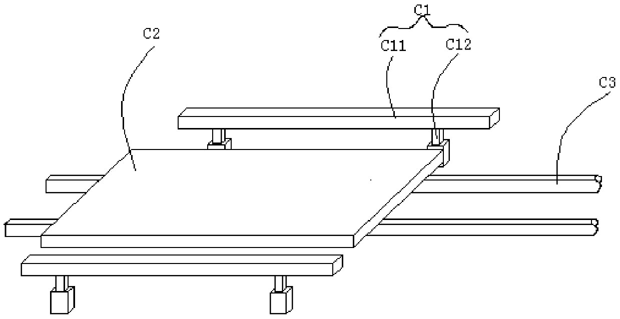 Panel moving mechanism of trimming machine