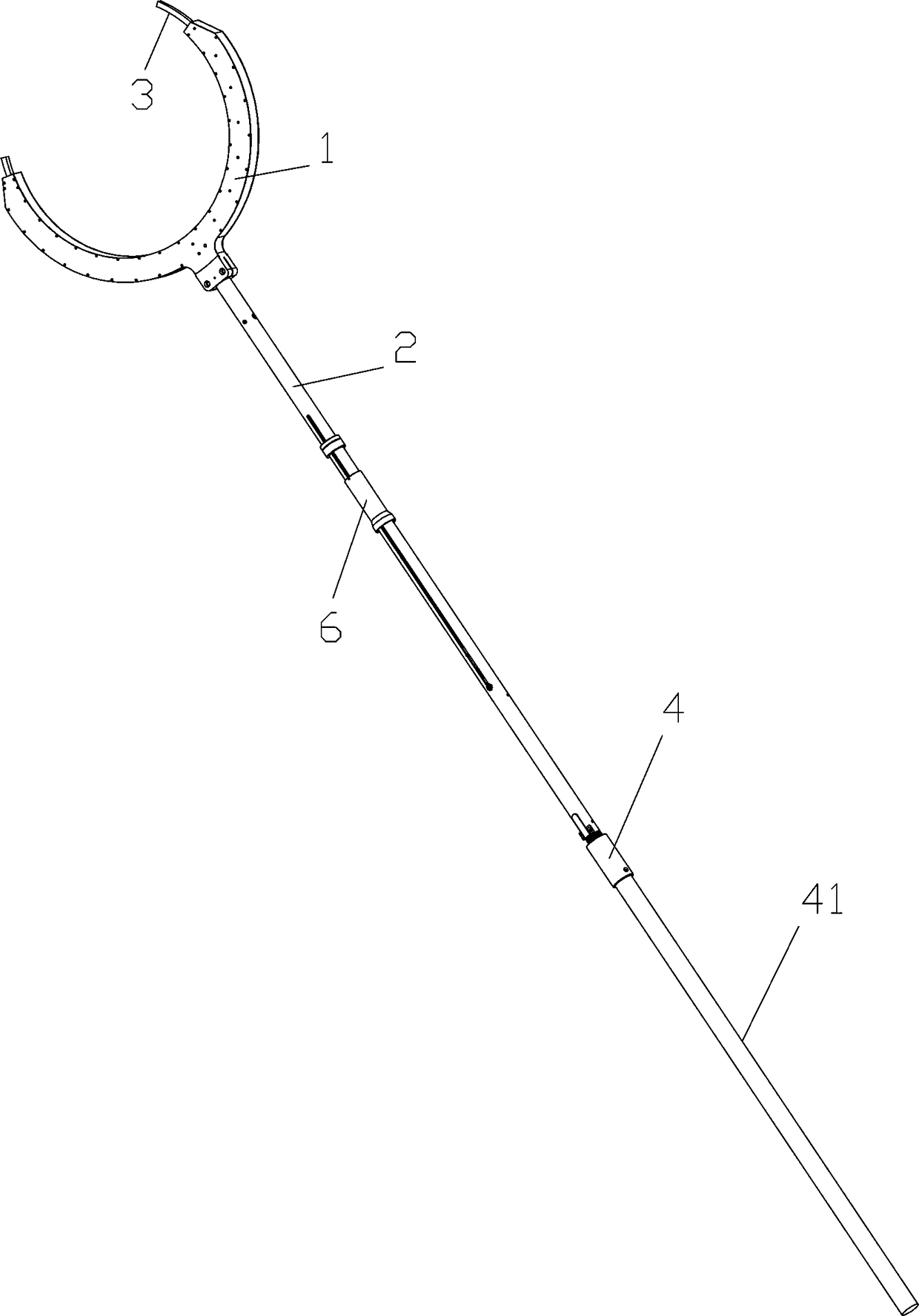 Anti-riot steel fork