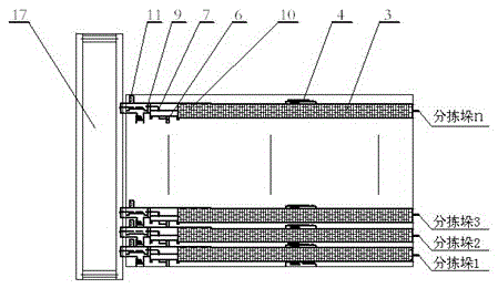 High-speed replenishment continuous sorting method and device for regular objects