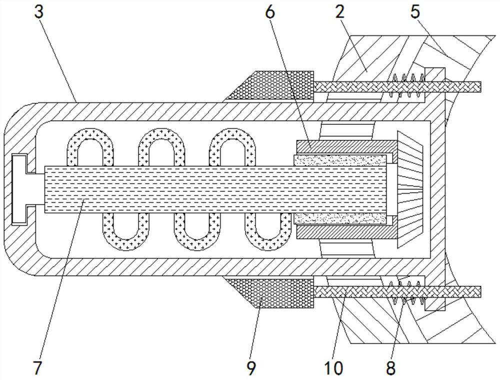 Petroleum product blending device with high blending efficiency