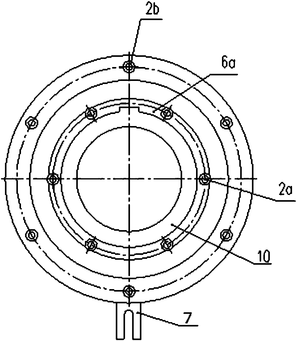 A compressed air rotary device for a frame twisting machine