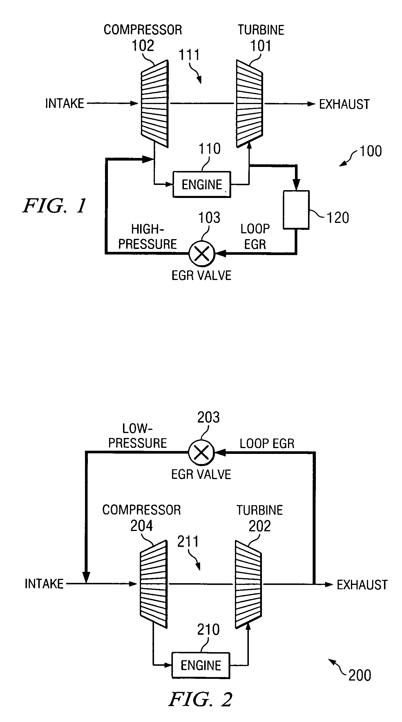 Exhaust gas recirculation system with control of EGR gas temperature