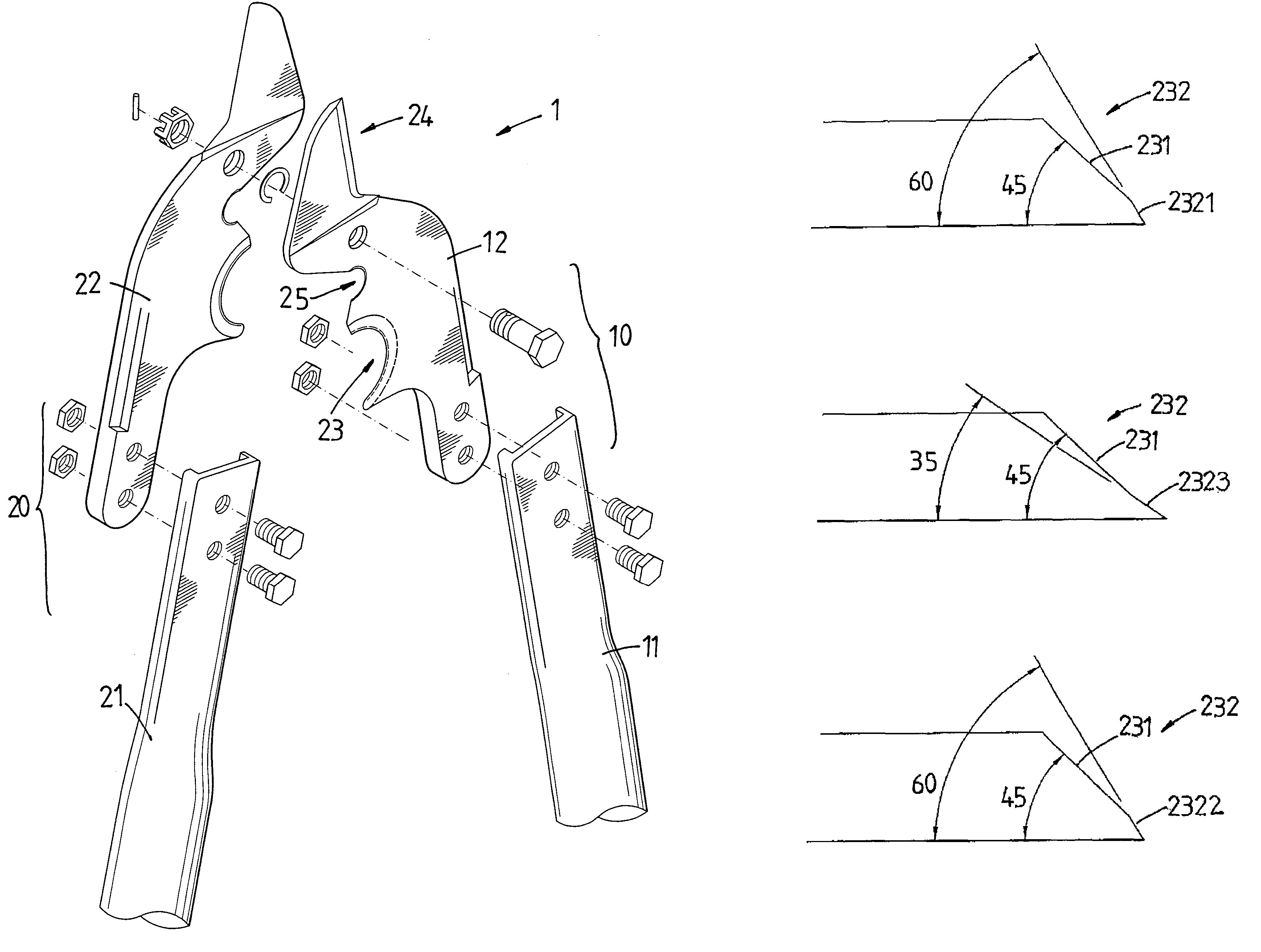 Cutting edges for wire cutters