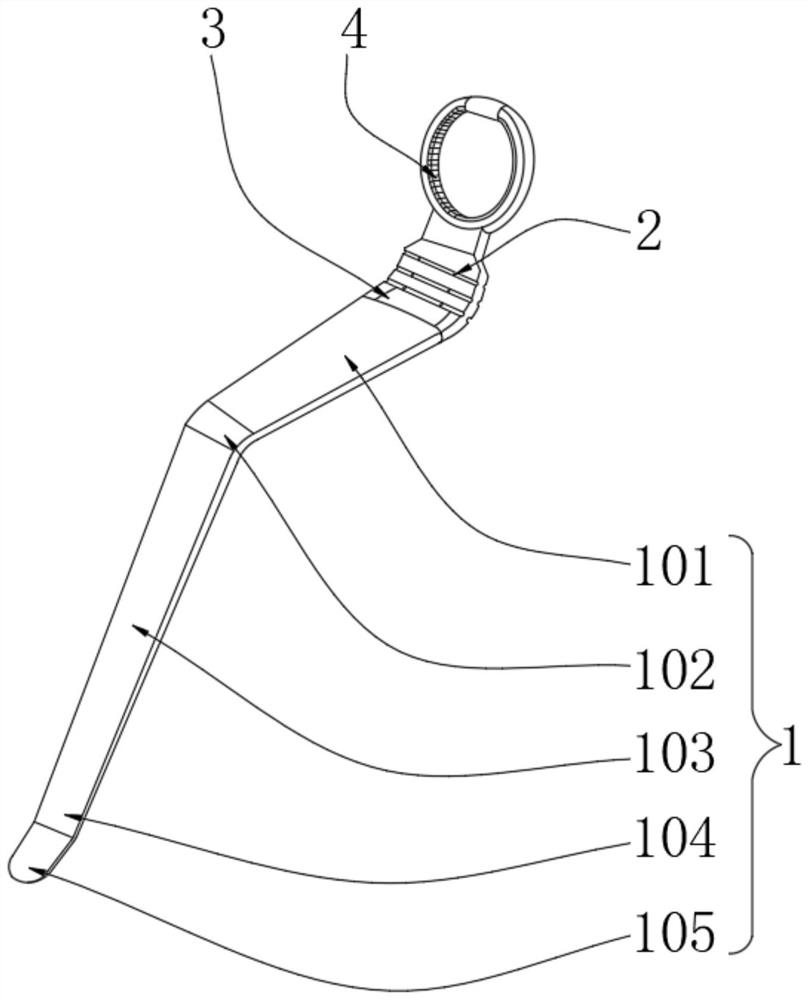 Hard mater protection plate with single-side admission passage and opposite-side pressure reduction