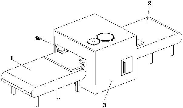 Door plank polishing machine with automatic dust removing function