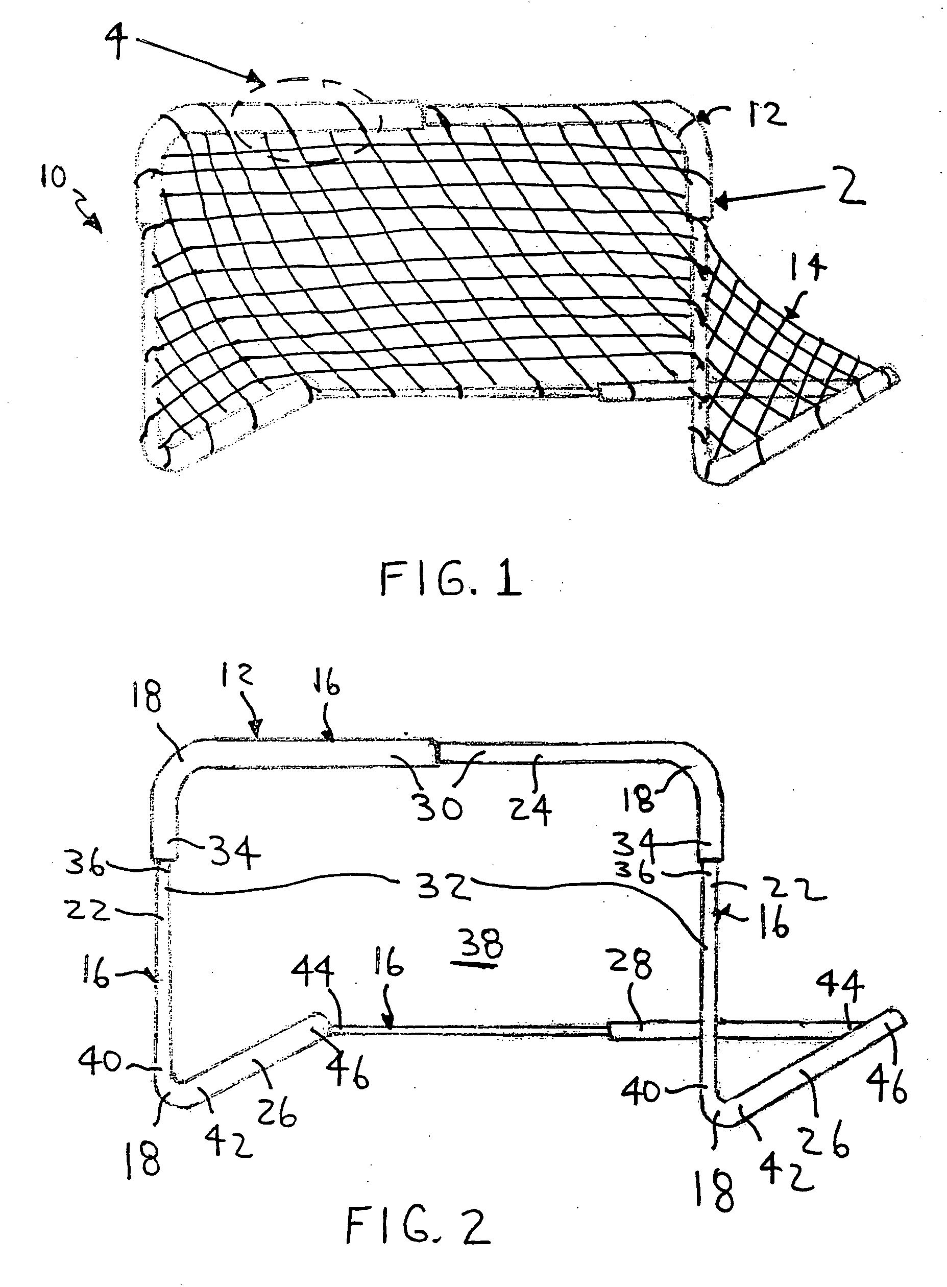 Size adjustable soccer goal