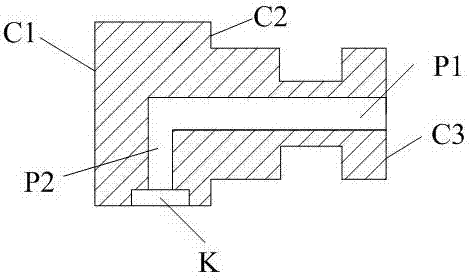 External control type two-position two-way pilot proportional valve