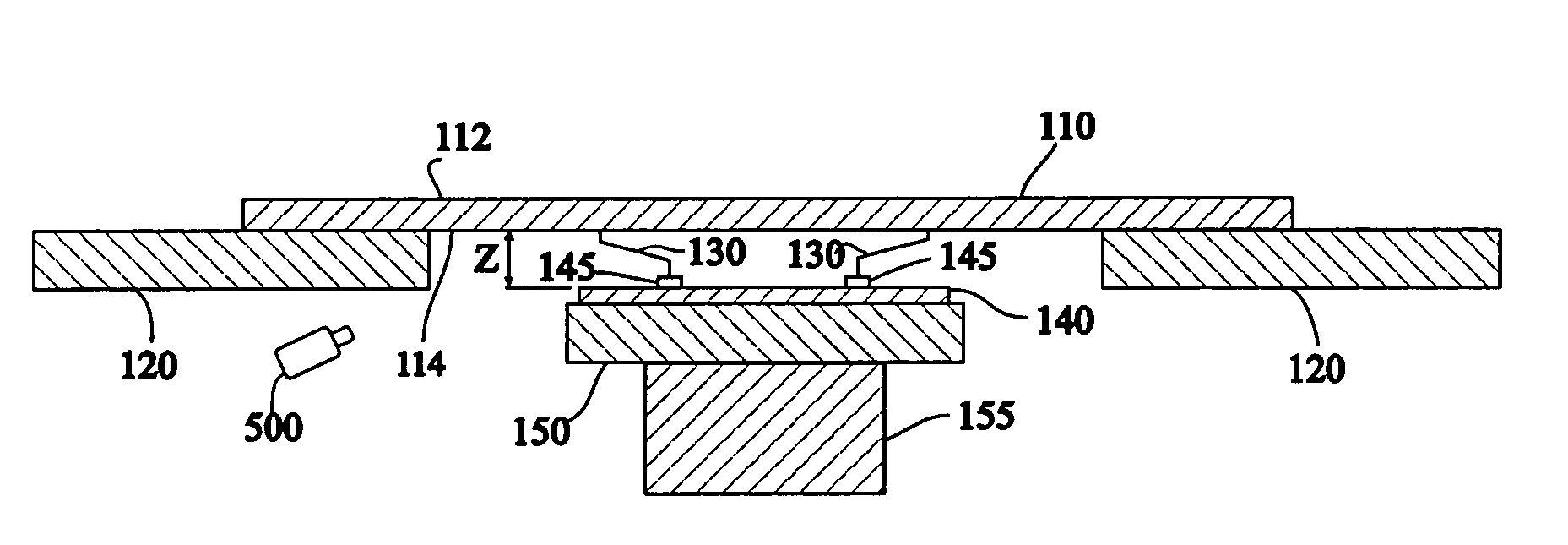 Method and system for compensating thermally induced motion of probe cards