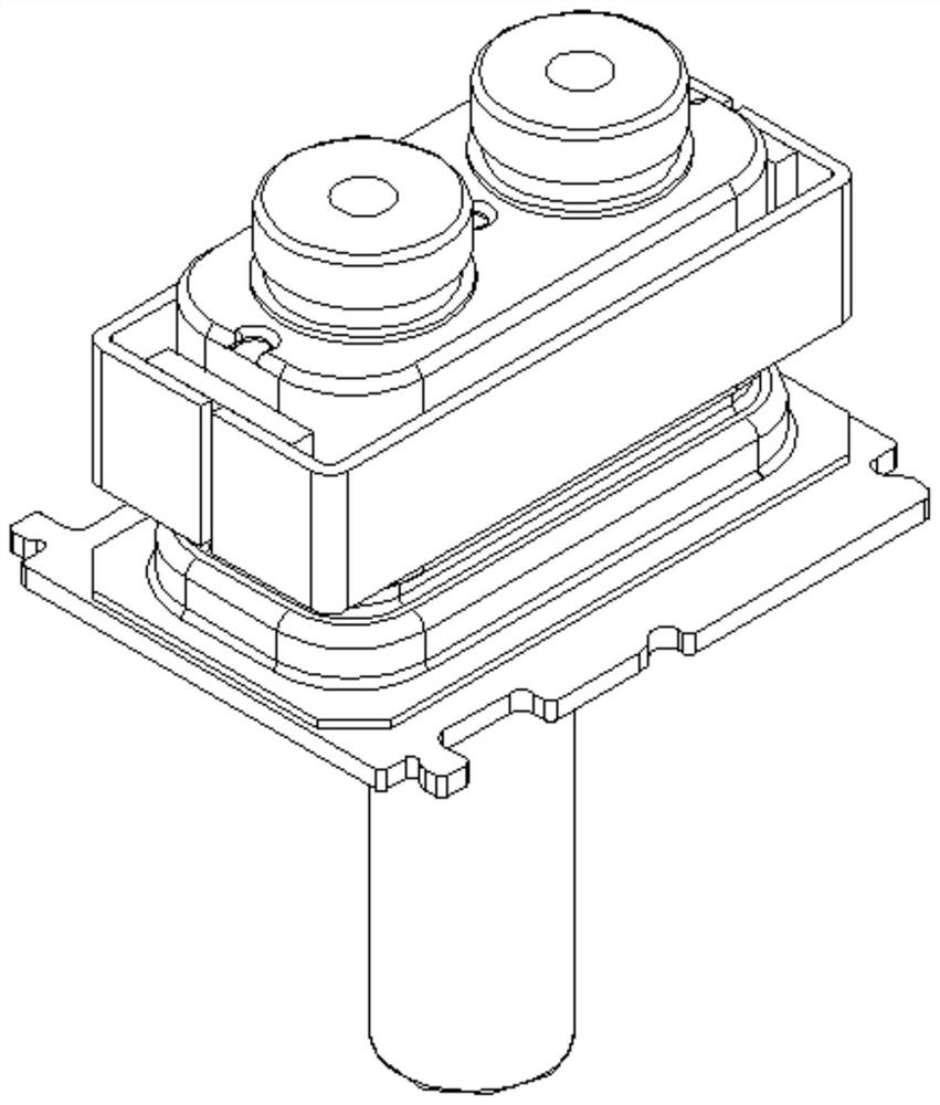 High-voltage relay ceramic closed cavity structure, high-voltage relay and its working method