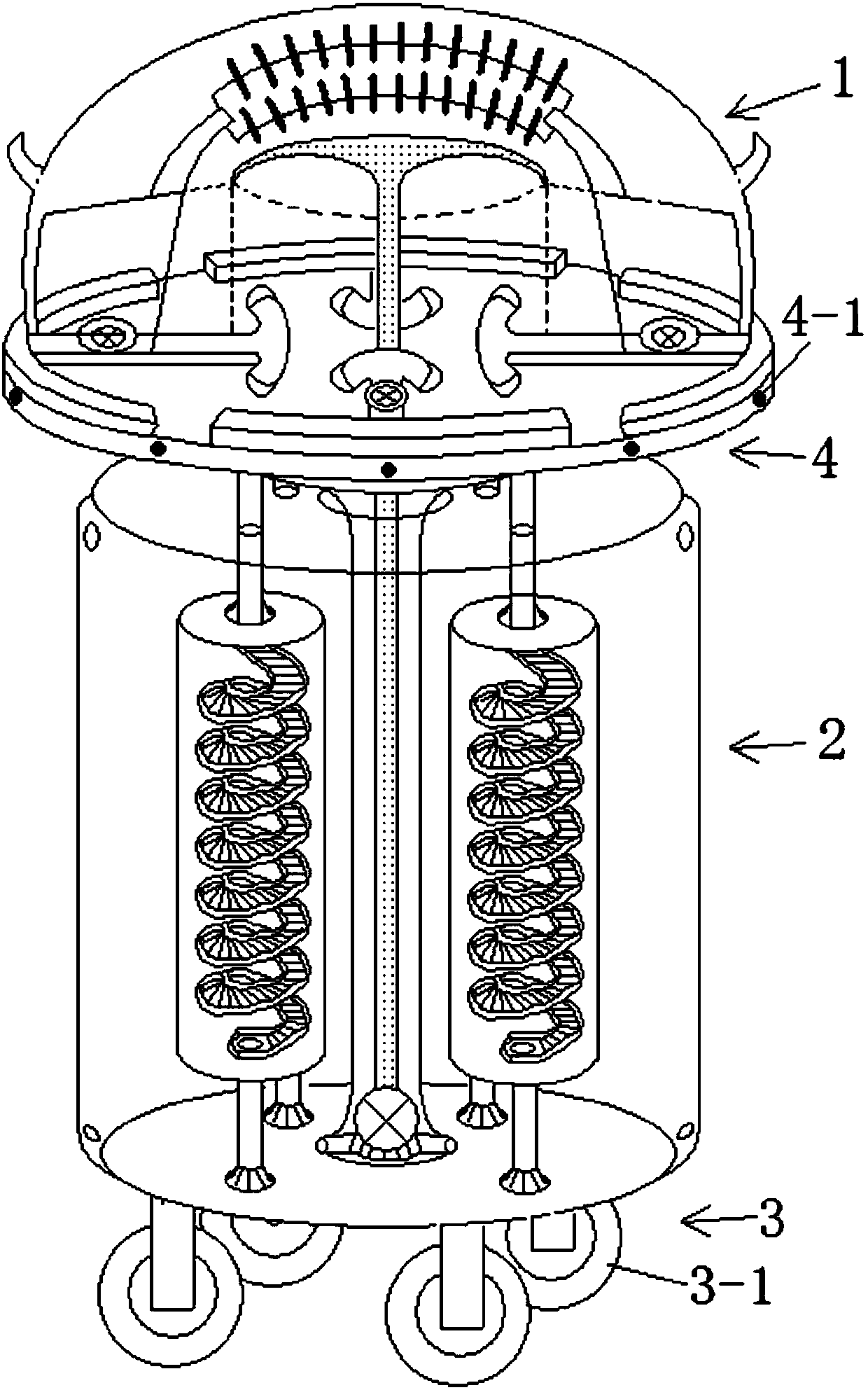 Air purification method based on air purification robot