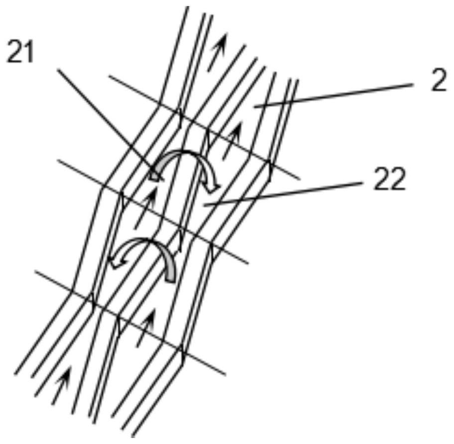 Proton exchange membrane fuel cell bipolar plate with variable cross-section flow field channel