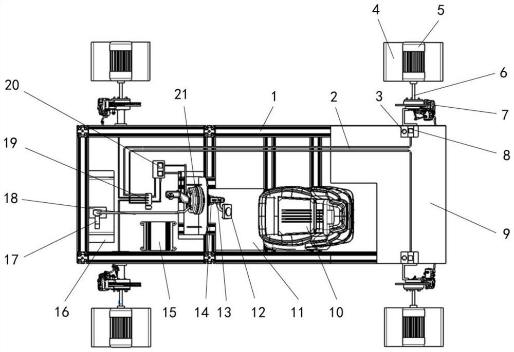 Test device for automobile brake system