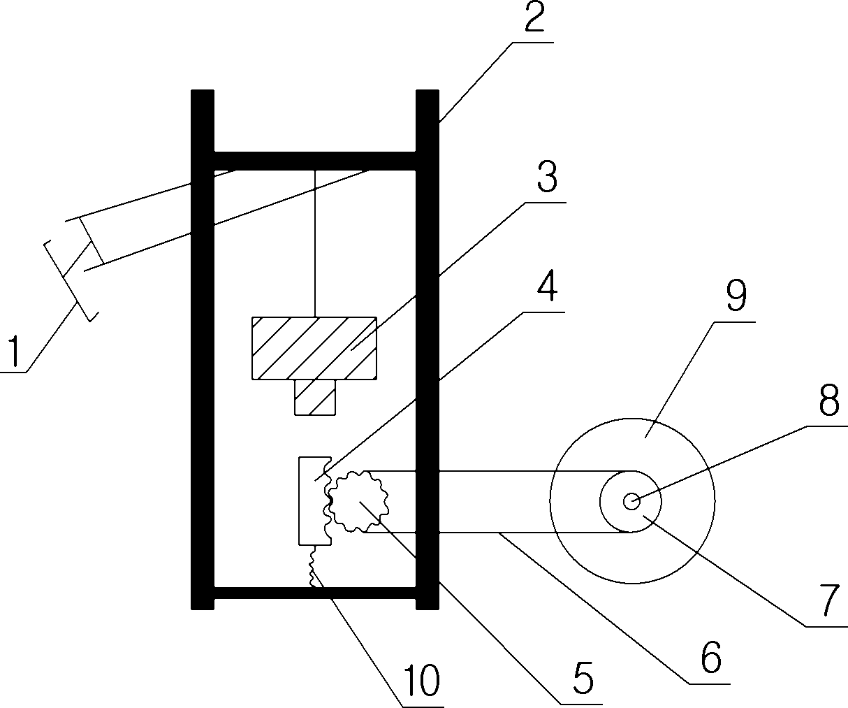 Strength training instrument power generation device