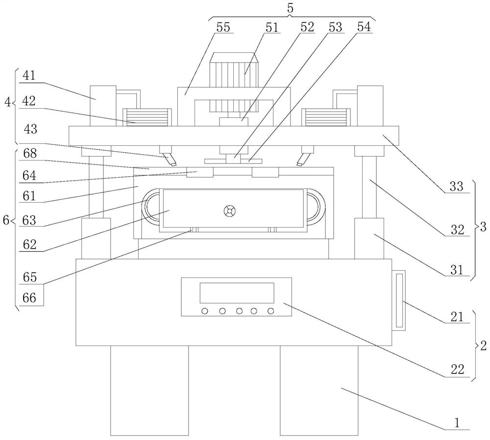 A device and method for indoor test and maintenance of building cement