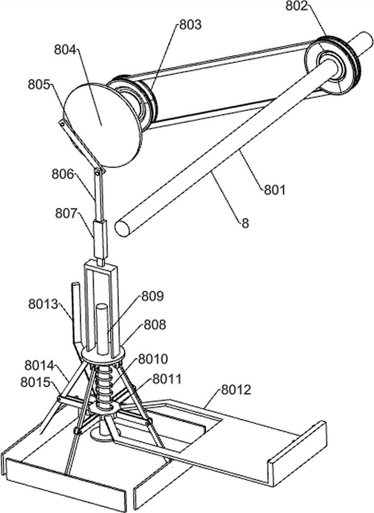 Straw checker sand barrier planting device with side fixing function