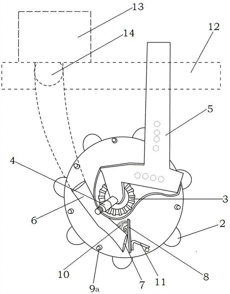 Drum-type mulch puncture and under-mulch precision seeder