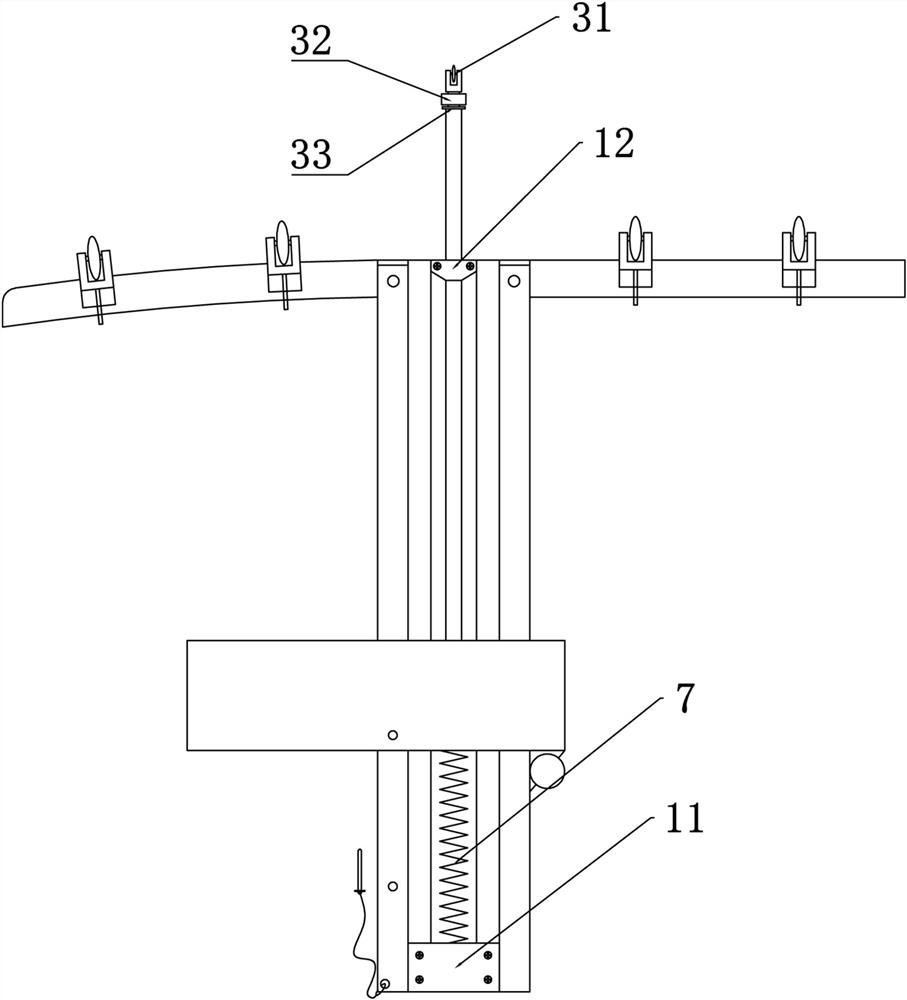 Device for high-precision measurement of slab staggering in and between lining segment rings