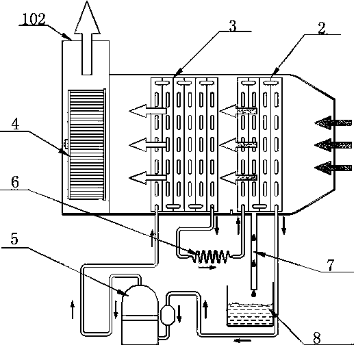 Low-condensing-pressure deep supercooling efficient dehumidifier