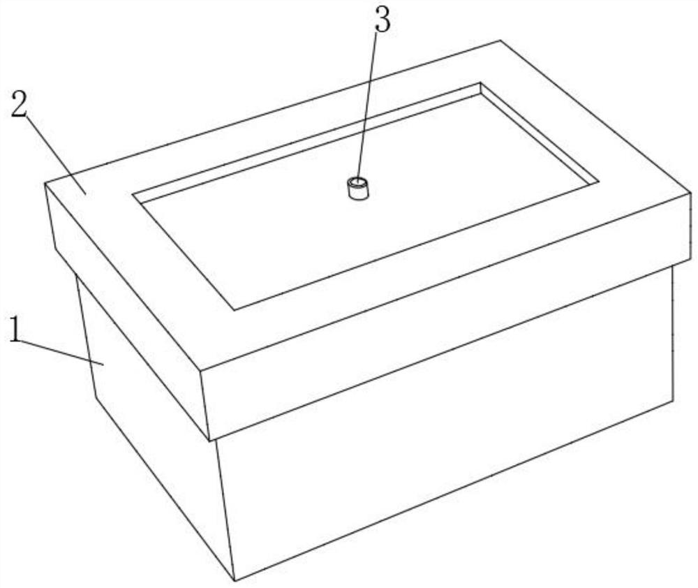 Adaptive transport box for logistics warehousing based on engineering manufacturing