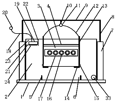 Impregnation and filtration device for fountain solution wastewater of offset press for printing