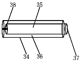 Impregnation and filtration device for fountain solution wastewater of offset press for printing