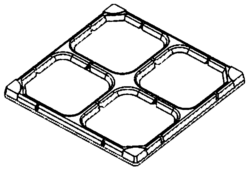 Assembly type prefabricated high-strength concrete floor tile system and construction method thereof