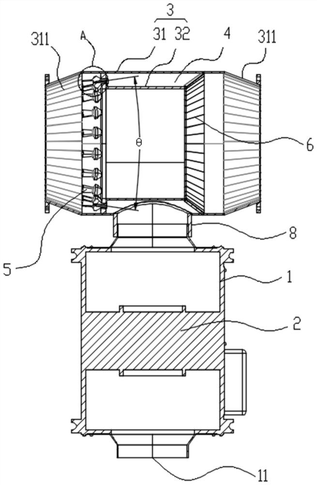 Bladeless flow-increasing environment-friendly fan