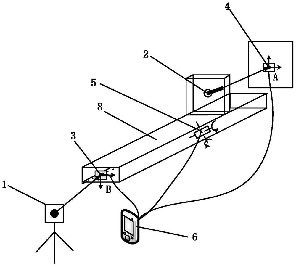 Drilling rig drilling position positioning system and positioning method