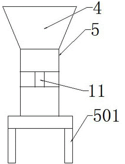 Positioning and stamping die