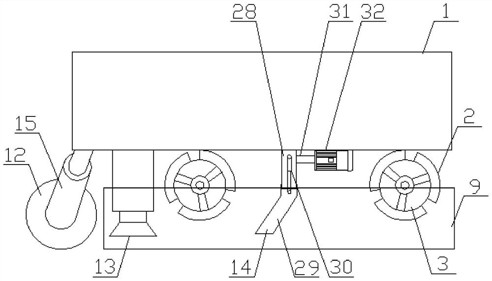 A concrete paving device