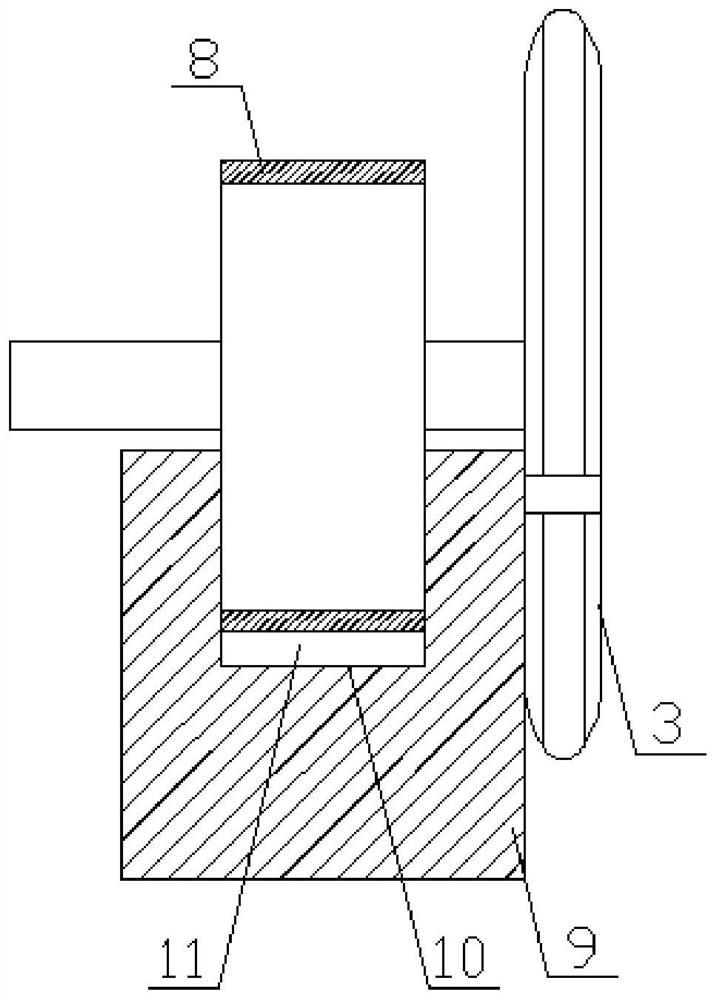 A concrete paving device