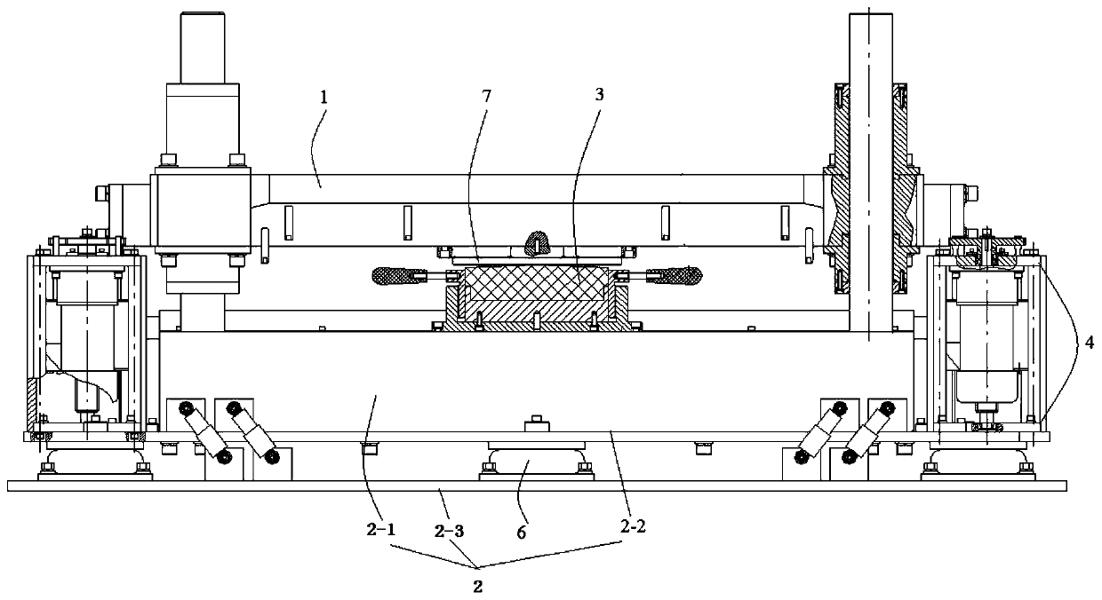 Test method for simulation experiment platform of mechanical structure crash resistance