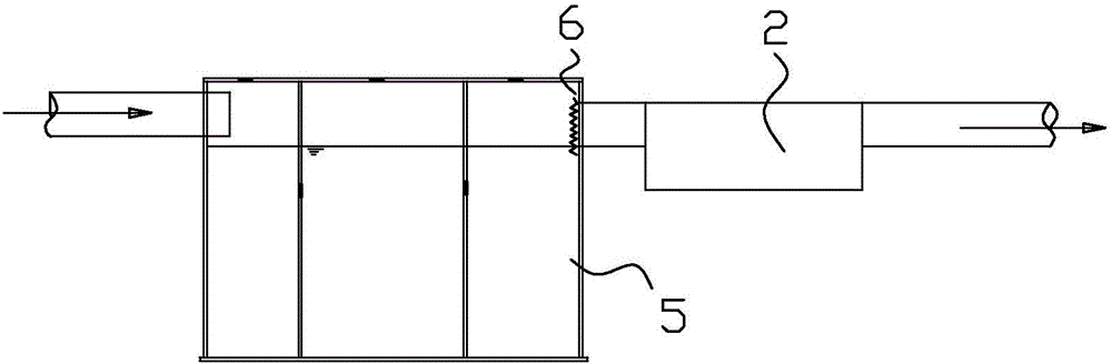 Building construction process domestic sewage treatment ground filtering device and filtering method