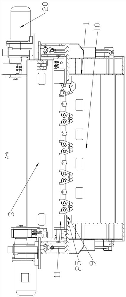 Swinging self-adaptive adjustment type spindle-free rotary cutter and working method thereof