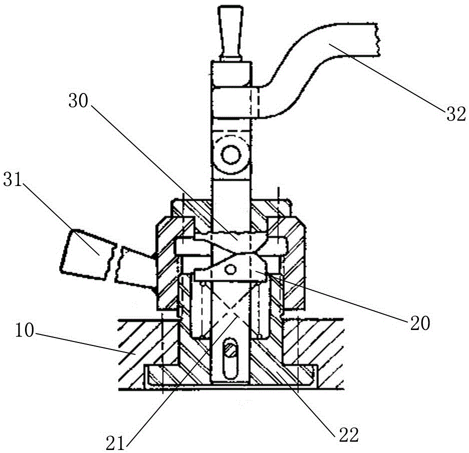 Fixing device for motorcycle engine end cover machining