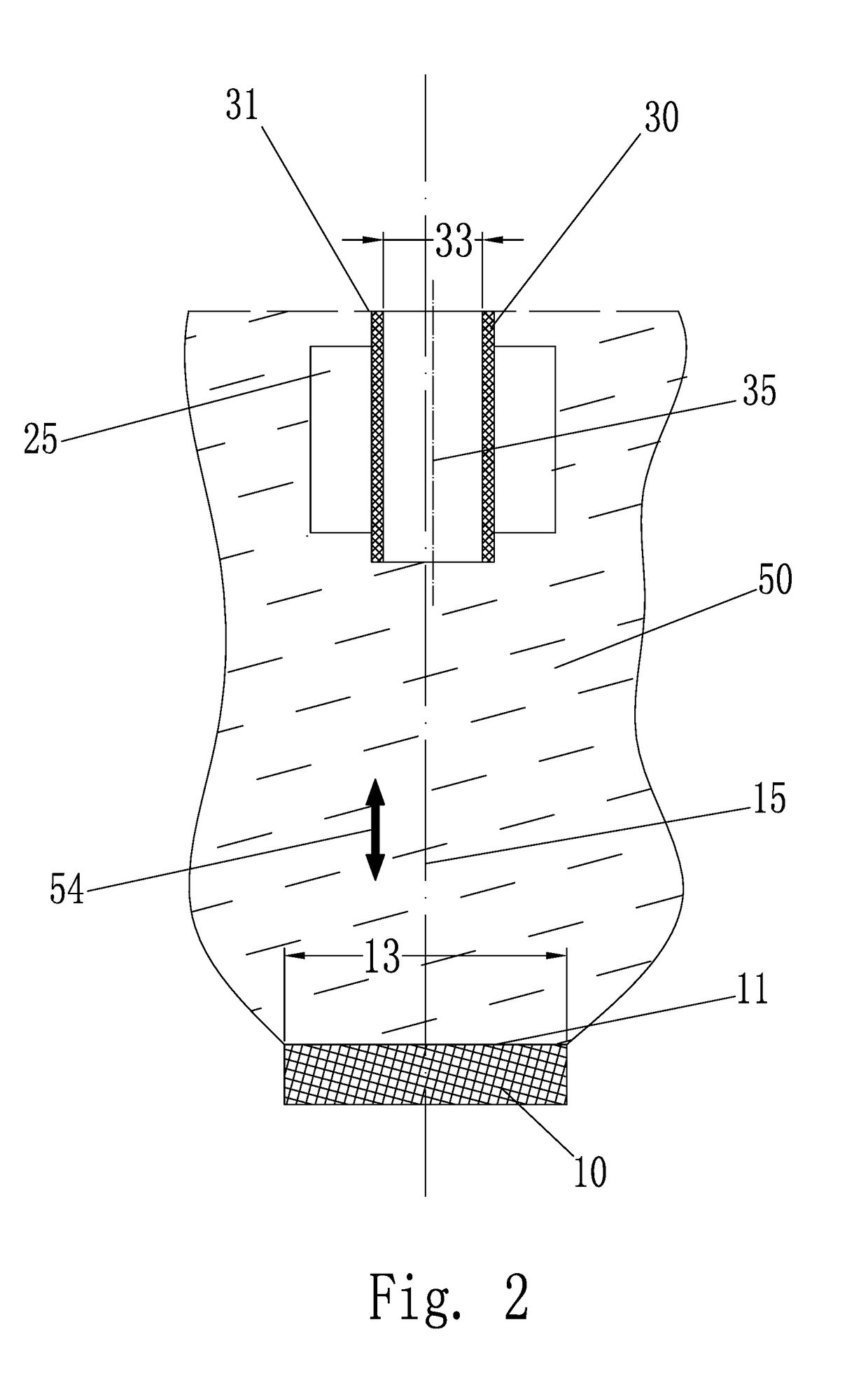 Ultrasonic humidifier with a central atomizing tube