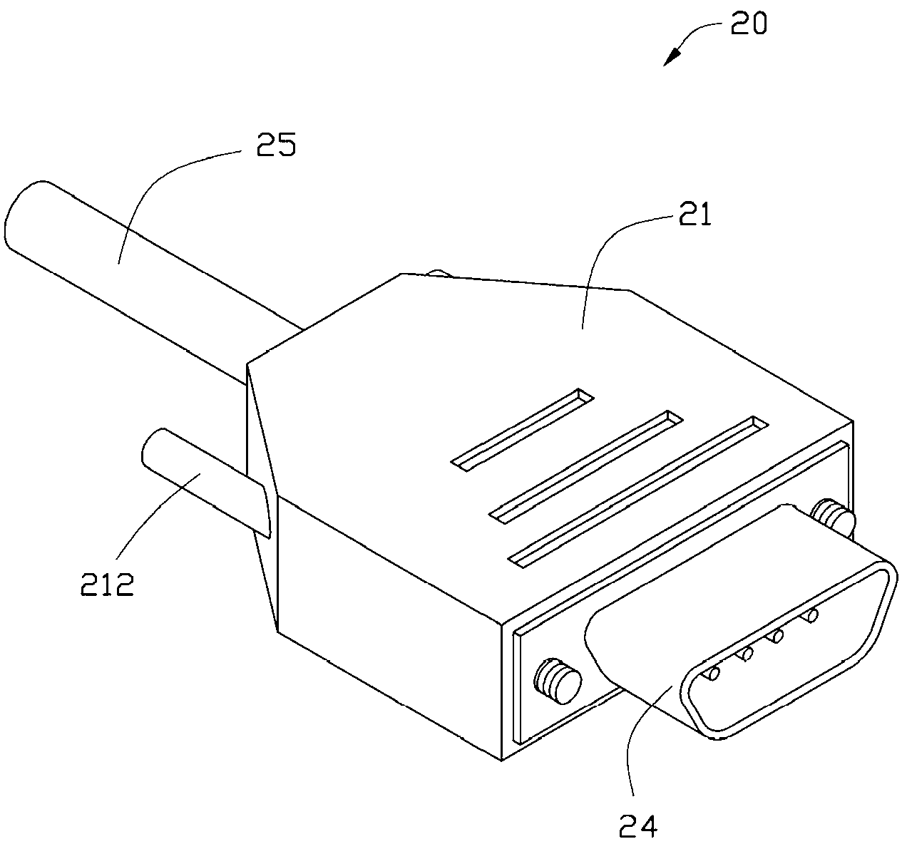 Video graphic array (VGA) connector