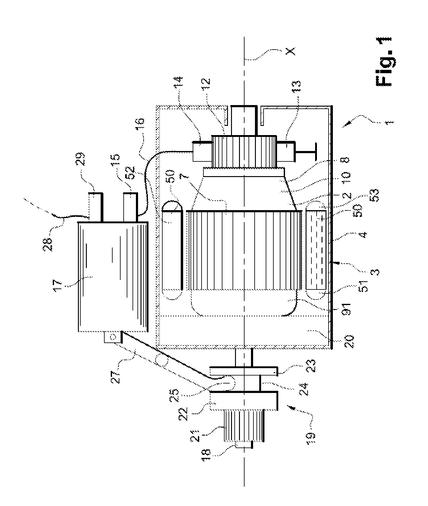 Electric rotating machine with salient poles