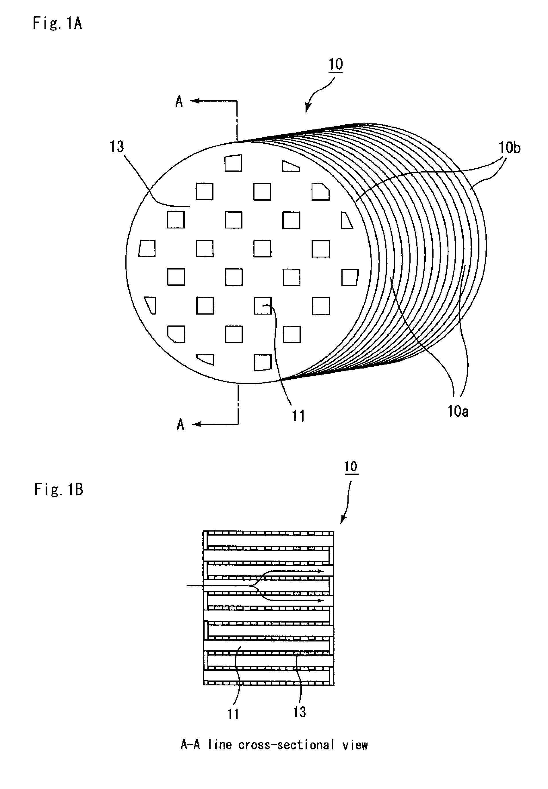 Honeycomb structured body