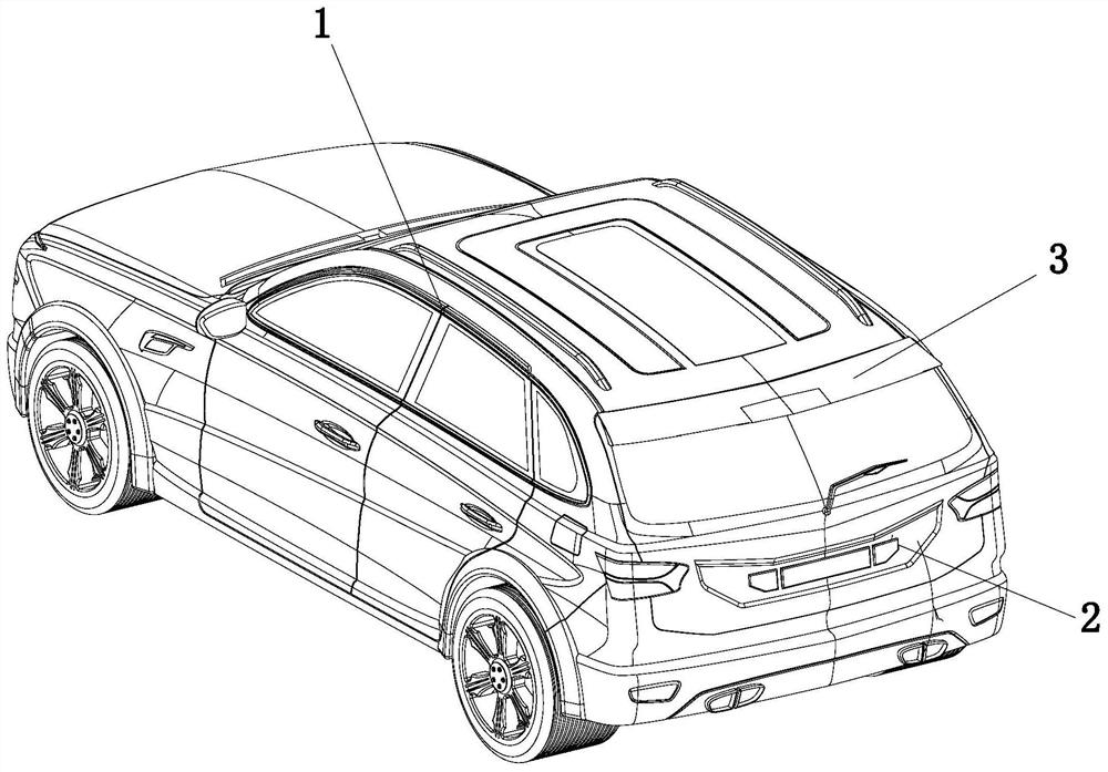 Retractable tail wing for practical sports automobile