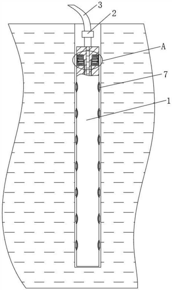 Rock splitting machine capable of improving mining efficiency