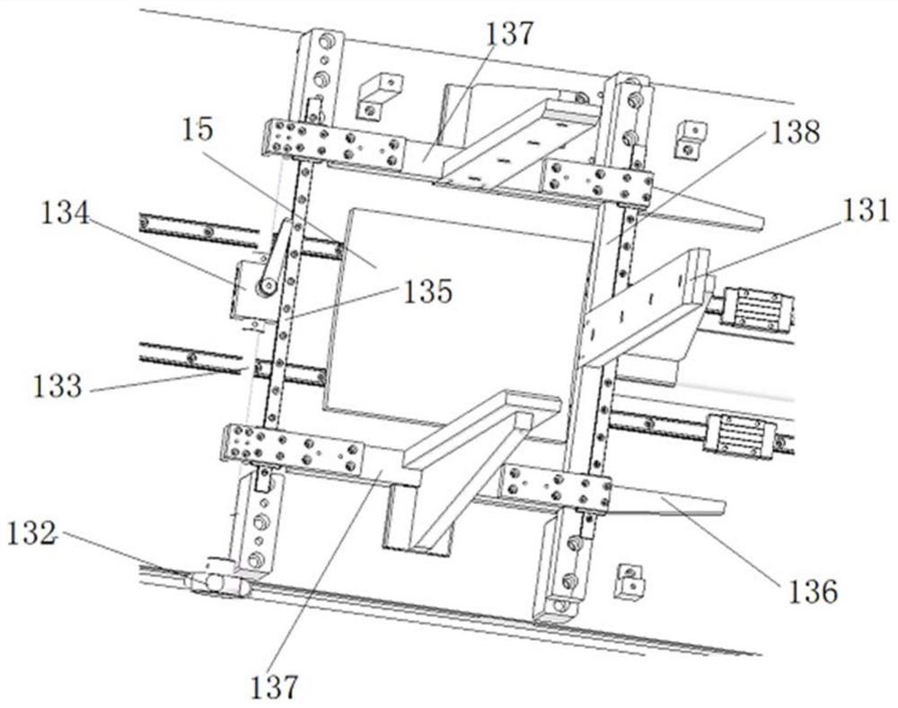 An automatic processing line for drum brake pads